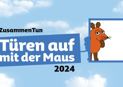 Maustag 2024 bei LZR - Eindrücke vom Maustüröffnertag mit der Maus vom WDR